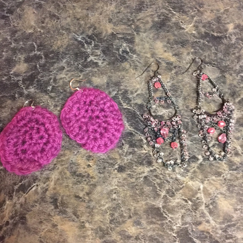 Two pairs of earrings